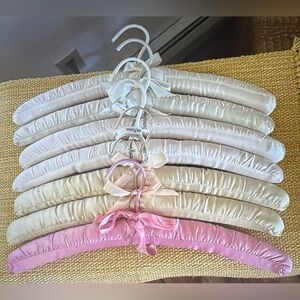 Padded Satin Hangers (7 Hangers)